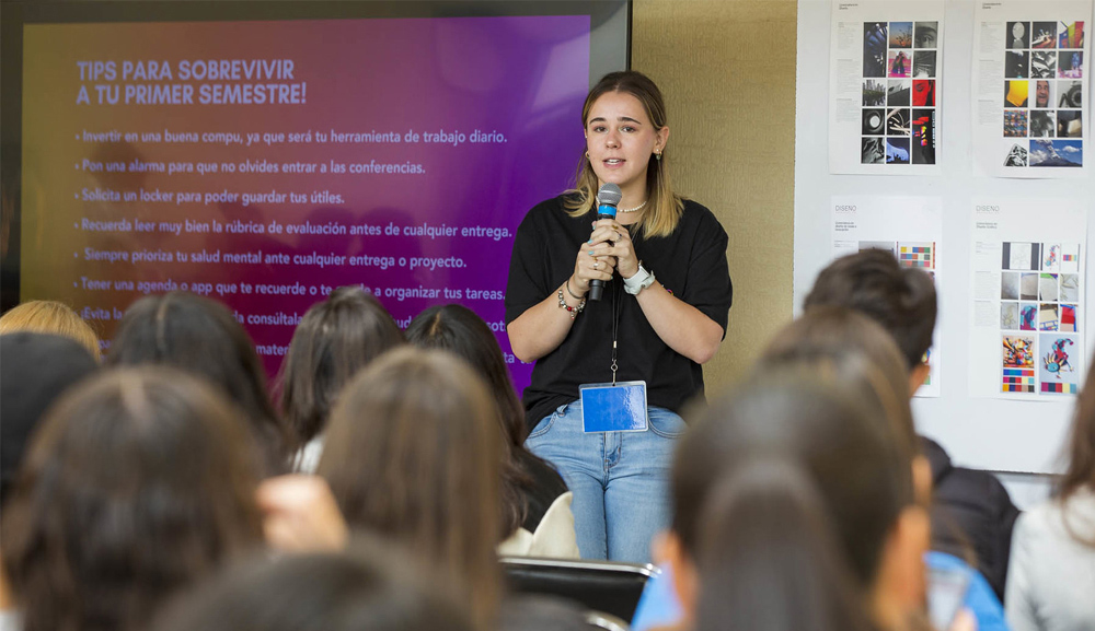 ¡Alumnos, bienvenidos a la Facultad de Diseño del Campus Norte!