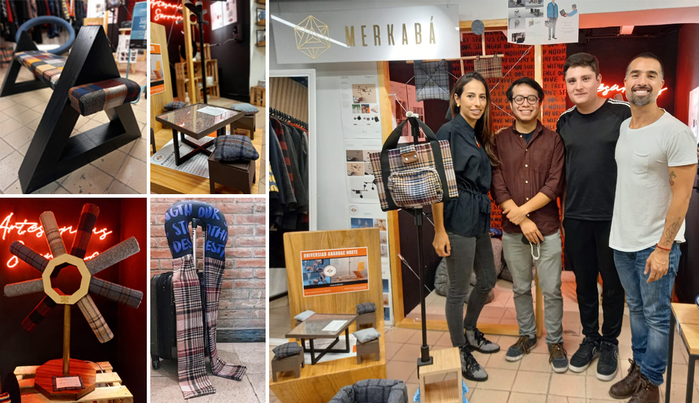 Alumnos de Diseño realizan vinculación con la empresa mexicana de moda Merkabá