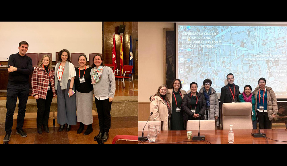 Mónica Solórzano y Carolina Magaña participaron con la ponencia sobre el análisis semiótico desde el diseño sobre la segregación urbana en México.