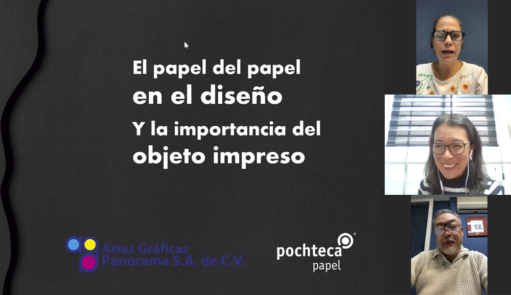 Integrantes de Pochteca Papel y Artes Gráficas Panorama cierran ciclo de conferencias de Diseño