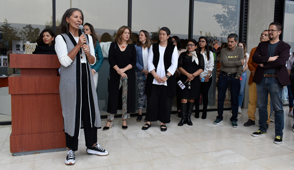 Autoridades de la Facultad de Diseño inauguran ExpoDiseño en el Campus Norte