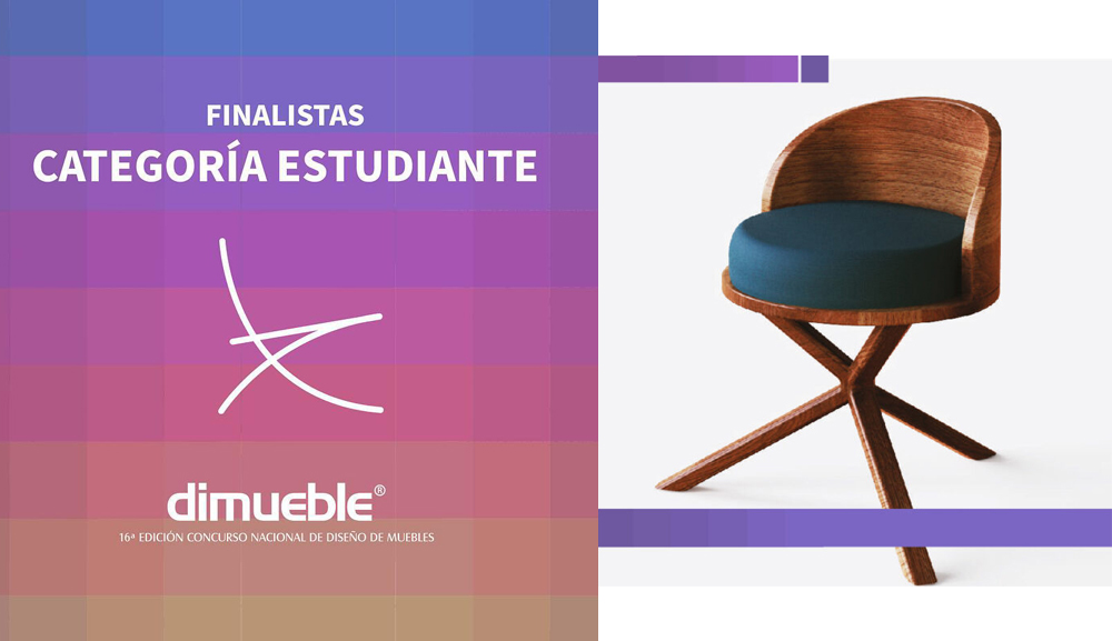 Alumnos de Diseño Industrial, finalistas de la 16ª edición del Concurso Nacional de Diseño de Muebles DIMUEBLE