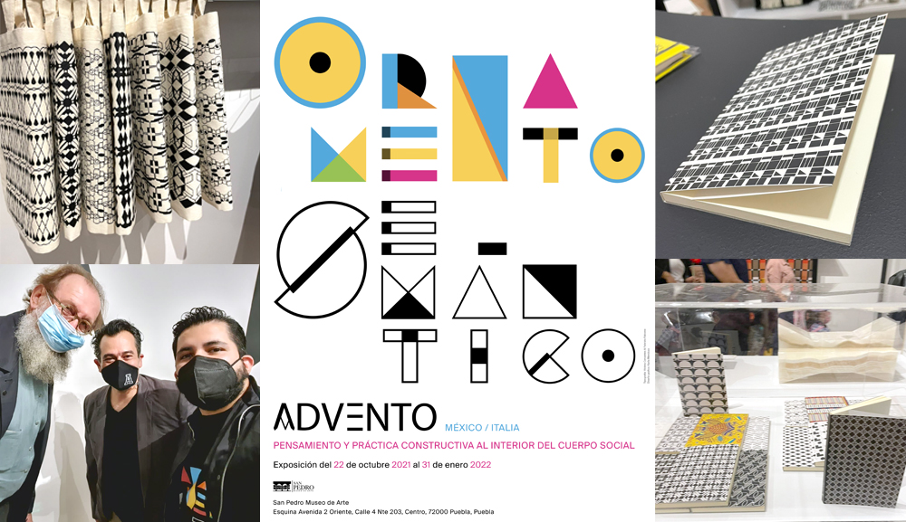 Alumnos de Diseño participan en la exposición Ornamento semántico / Advento México - Italia