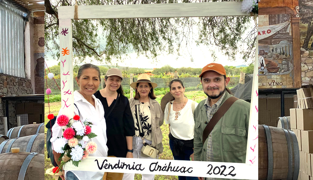 Integrantes de la Facultad de Diseño asisten a la Vendimia Anáhuac 2022 en Querétaro