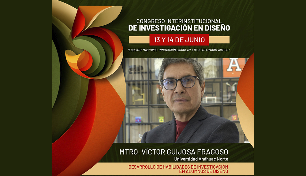 Académico participa en Congreso Interinstitucional de Investigación en Diseño 