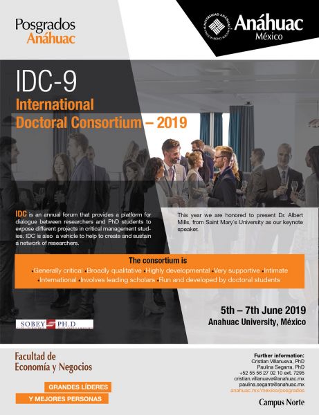 International Doctoral Consortium 2019 IDC-9