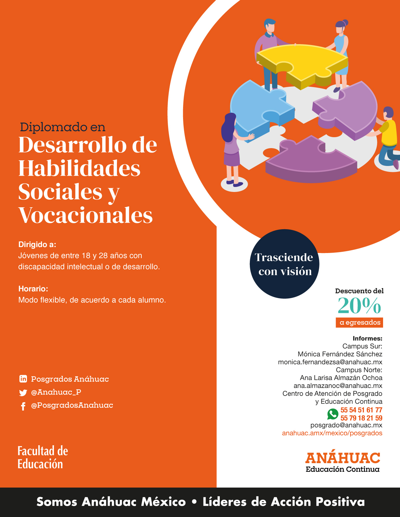 Diplomado en Desarrollo de Habilidades Sociales y Vocacionales