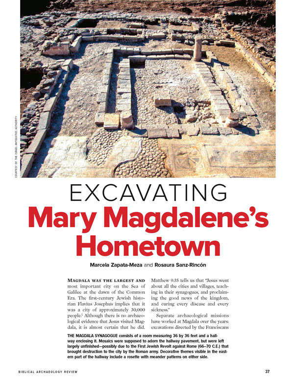 EXCAVATING Mary Magdalene’s Hometown