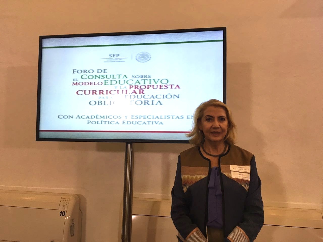 Dra. Dávalos Murillo en el Foro de Consulta del Modelo Educativo 2016