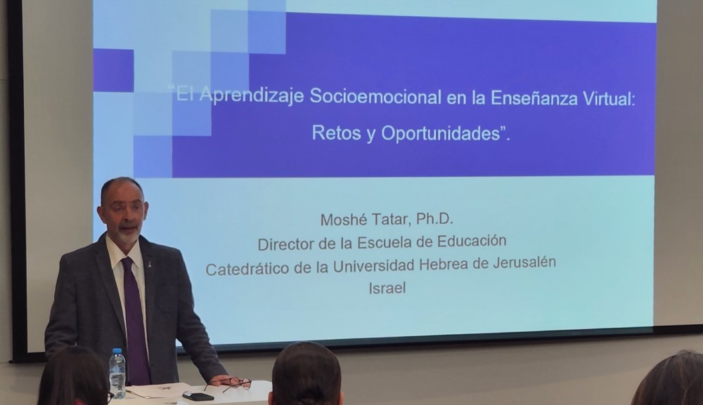 El doctor Moshé Tatar analiza el aprendizaje socioemocional en la enseñanza virtual