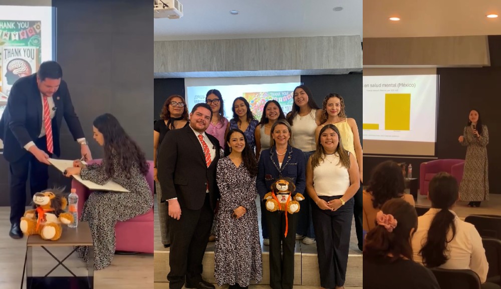 Herzel Nashiely García imparte cátedra prima en la Anáhuac Oaxaca