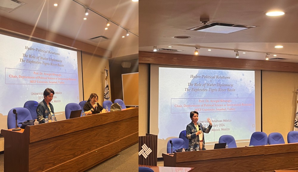 Académica de la Universidad MEF de Estambul imparte conferencia magistral
