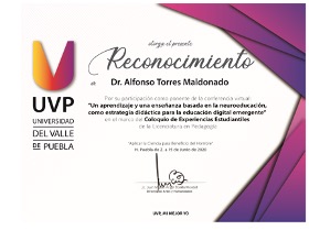 El coordinador académico del Área Educativa de la Licenciatura en Pedagogía Organizacional y Educativa, Dr. Alfonso Torres Maldonado, habló a los alumnos sobre la importancia de los saberes educacionales.