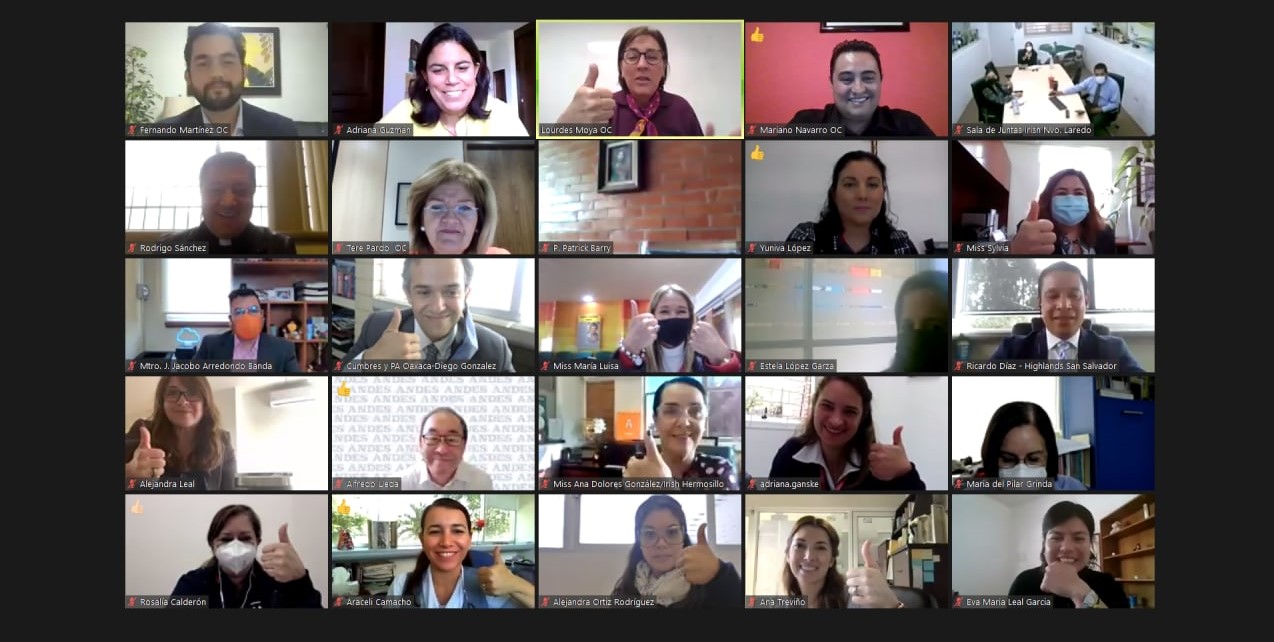 Especialistas y panelistas de la Red de Colegios Semper Altius presentaron los proyectos que han realizado con sus comunidades escolares.