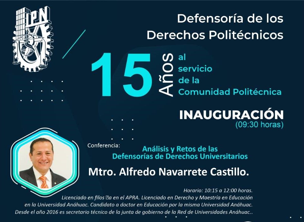 En su ponencia, el Mtro. Alfredo Navarrete habló de los retos a los que se enfrenta una defensoría de los derechos universitarios.