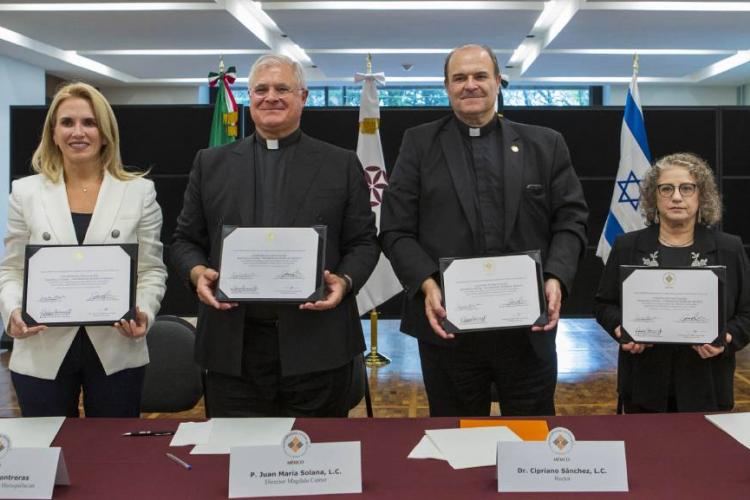 La Universidad Anáhuac México y el Magdala Center firman renovación de convenio