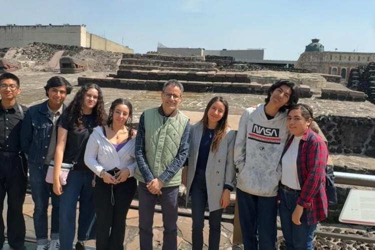 Alumnos de Historia visitan el Museo del Templo Mayor
