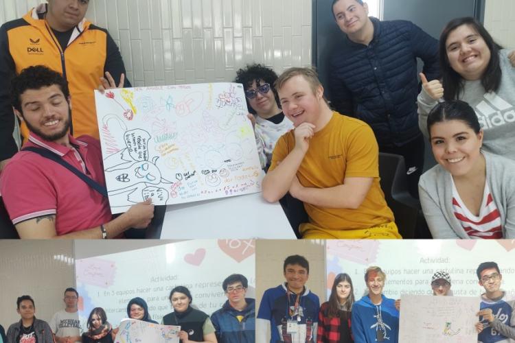 Alumnos del Diplomado en Desarrollo de Habilidades Sociales y Vocacionales celebran el Día del Amor y la Amistad