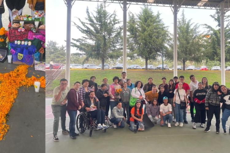Alumnos del Diplomado en Desarrollo de Habilidades Sociales y Vocacionales conmemoran el Día de Muertos
