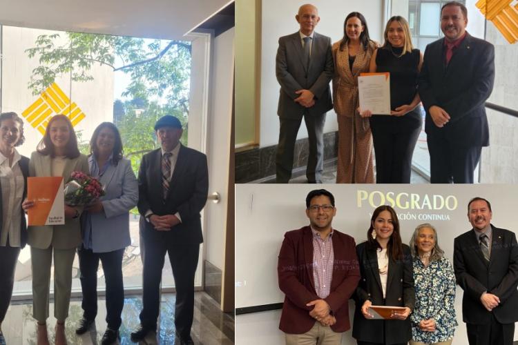 Egresadas de la Maestría en Educación realizan exámenes de grado