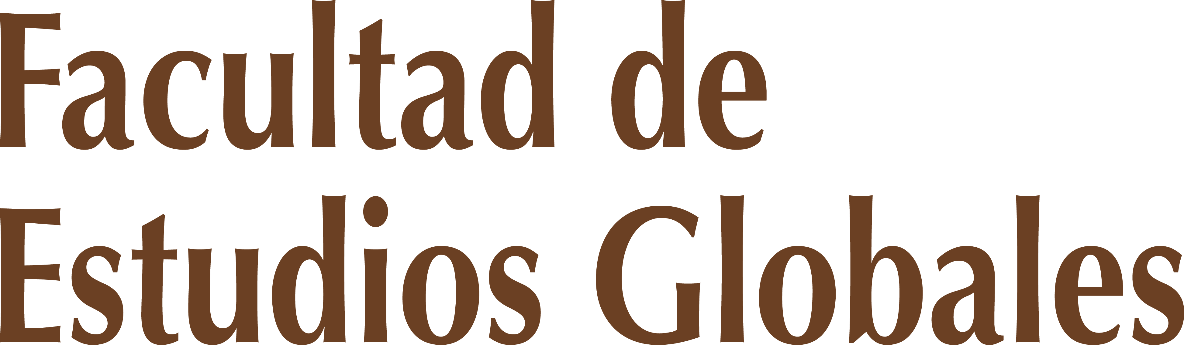Logo Facultad de Estudios Globales