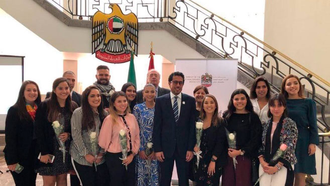 Conmemoración del día de la mujer emiratí en la sede diplomática de los EAU en México