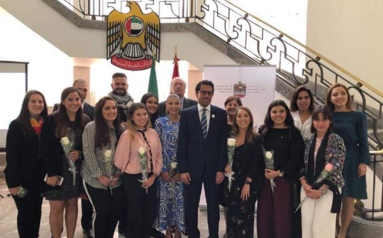 Conmemoración del día de la mujer emiratí en la sede diplomática de los EAU en México