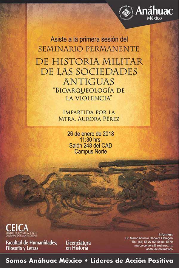 Seminario Permanente de Historia Militar de las Sociedades Antiguas "Bioarqueología de la violencia"