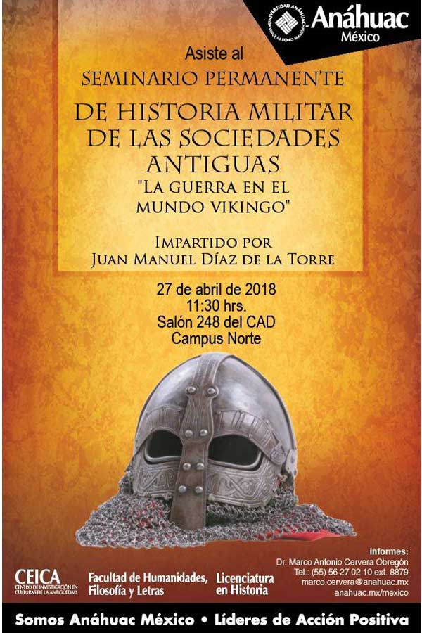 Seminario Permanente de Historia Militar de las Sociedades Antiguas "La guerra en el mundo Vikingo"