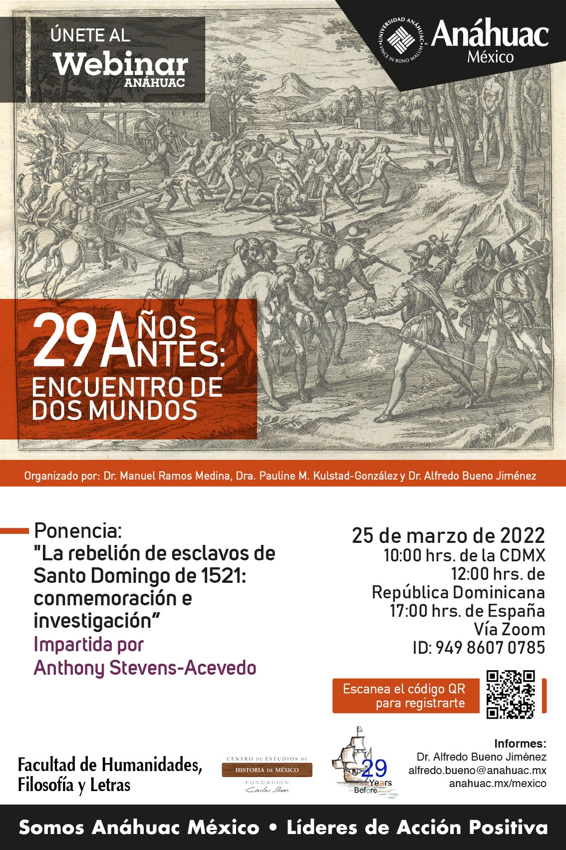 Webinar: 29 AÑOS ANTES Encuentro de dos mundos