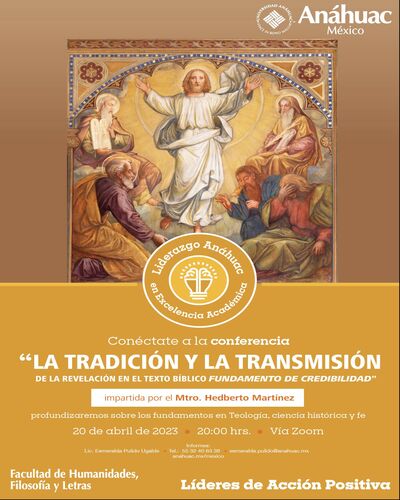 La tradición y la transmisión de la revelación en el texto bíblico fundamento de credibilidad 