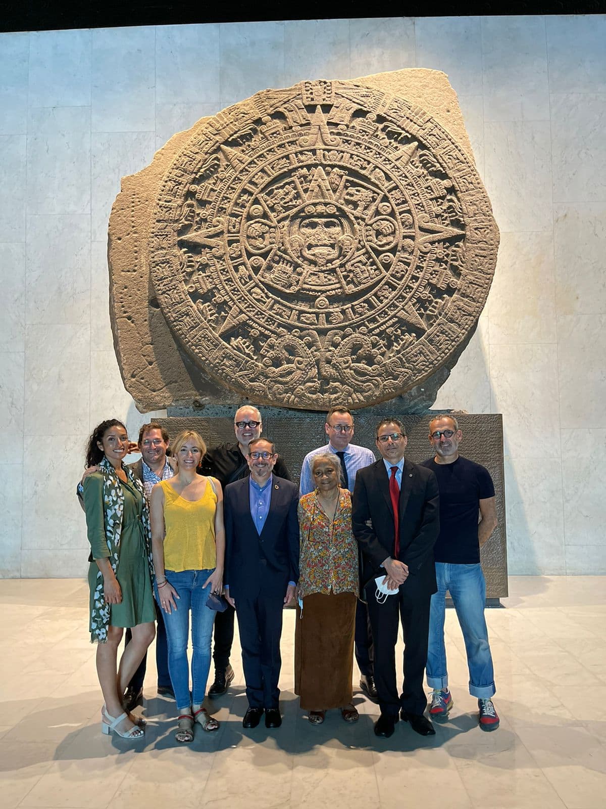 Marco Cervera realiza visita guiada por el Museo de Antropología a delegación de la ONU