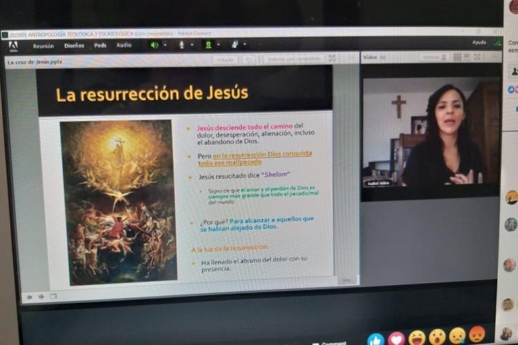 Abordamos en conferencia virtual el tema de “La cruz de Jesús”