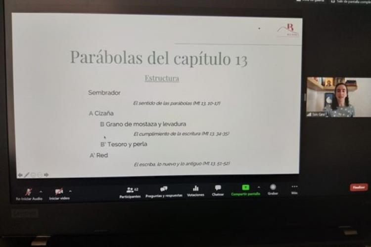 Analizamos en webinar el Decálogo de las Parábolas del Reino de Mateo