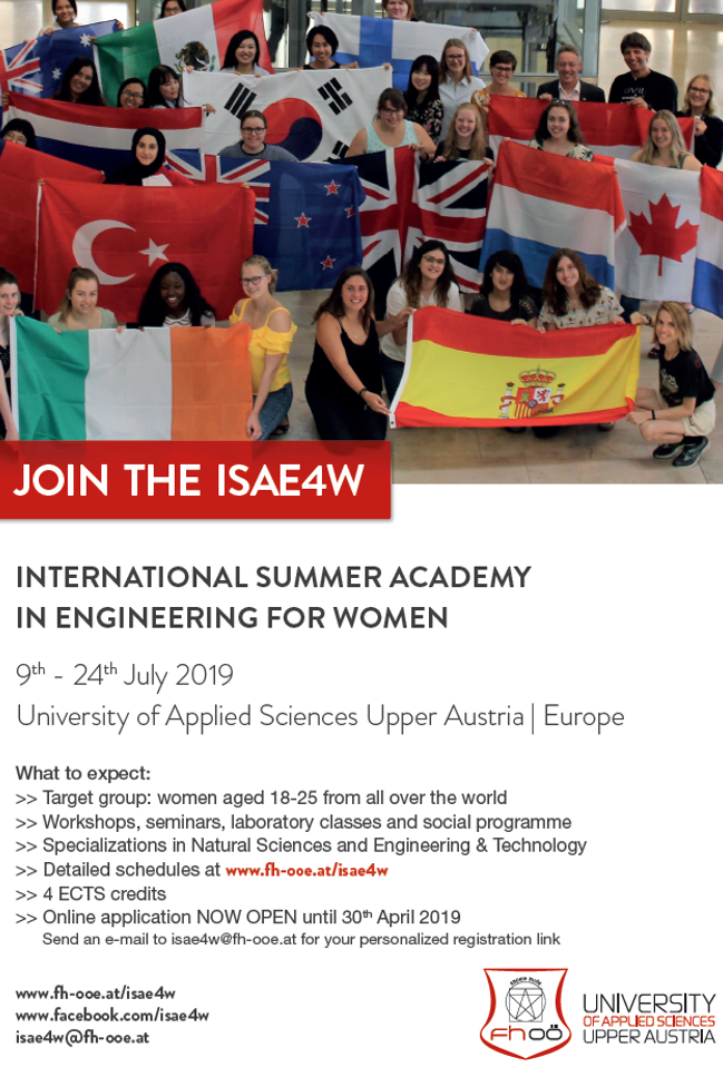 th International Summer Academy in Engineering for Women 