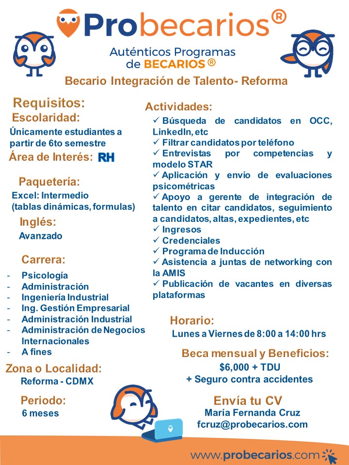 Becario de Integración de Talento