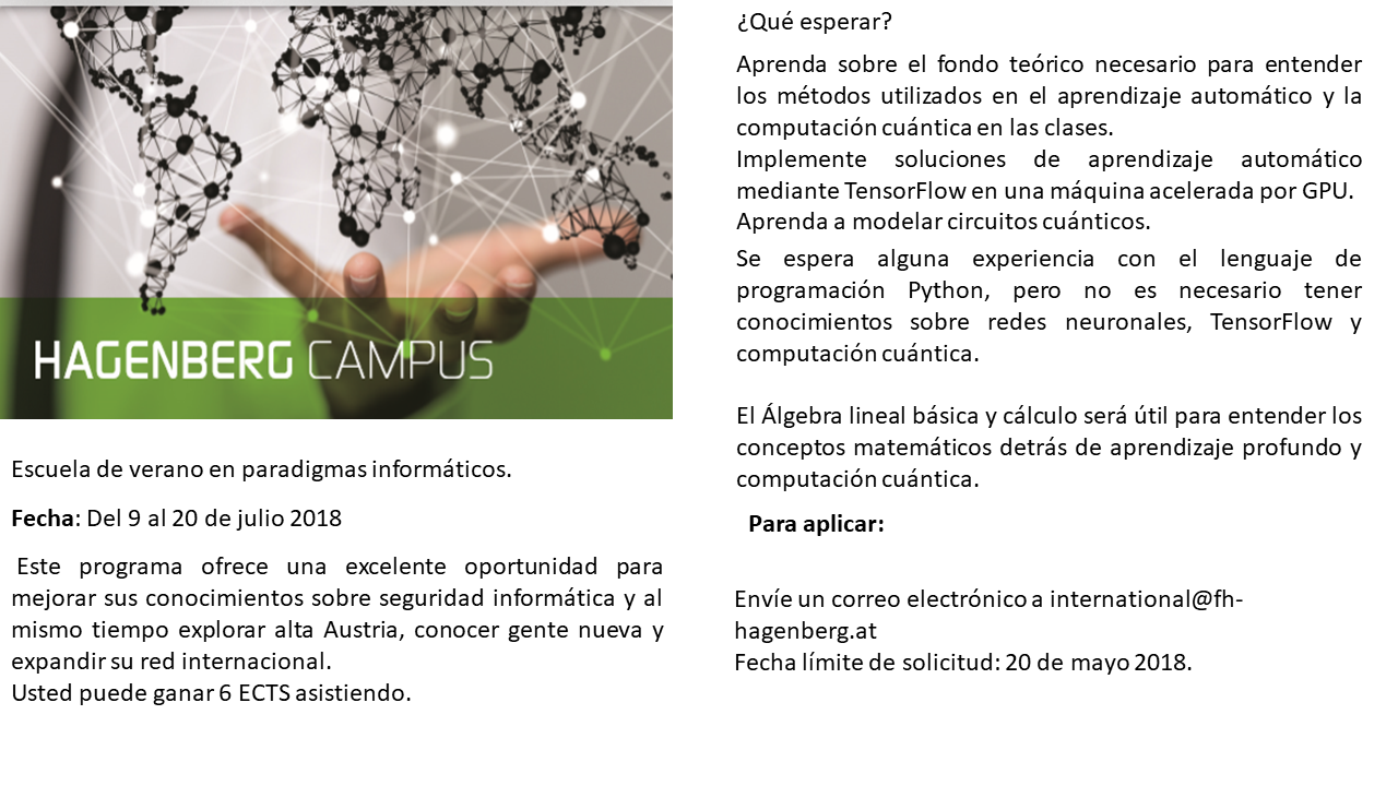 Hagenberg Campus: Escuela de verano en paradigmas informáticos.