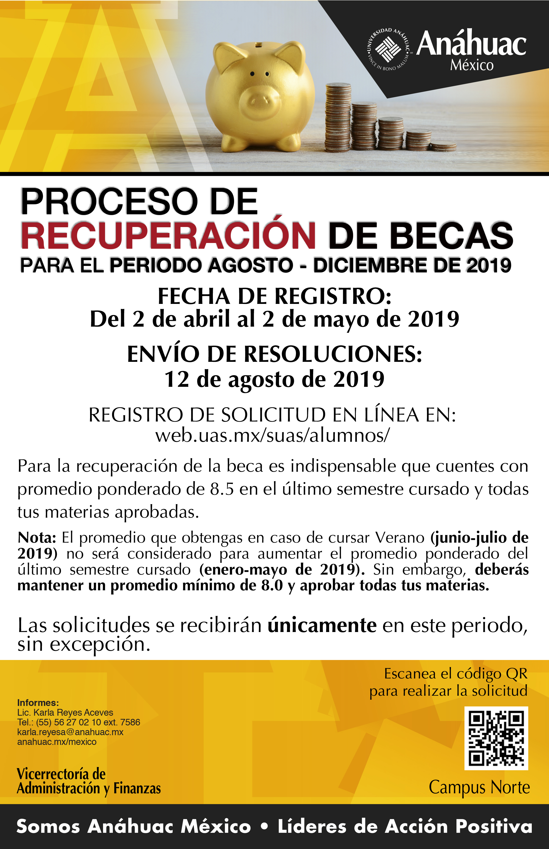 recuperación de beca