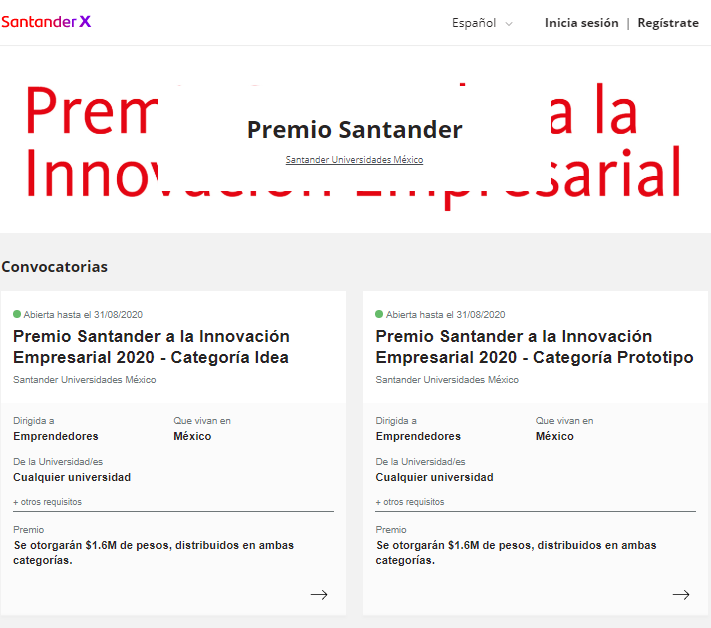 Premio Santander a la Innovación Empresarial