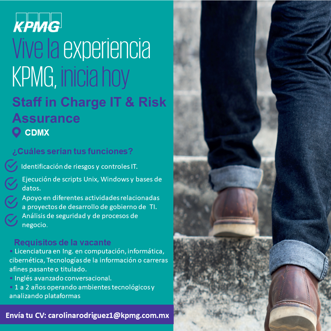 Staff in Charge IT & Risk Assurance - KMPG