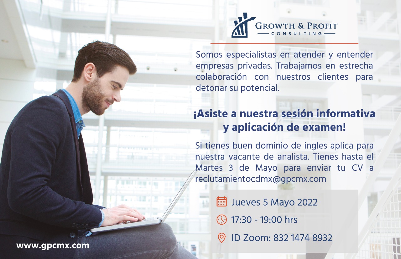 Analista en Growth & Profit Consulting
