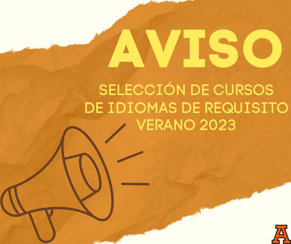 Selección de Cursos de Idiomas de Requisito Verano II 2023