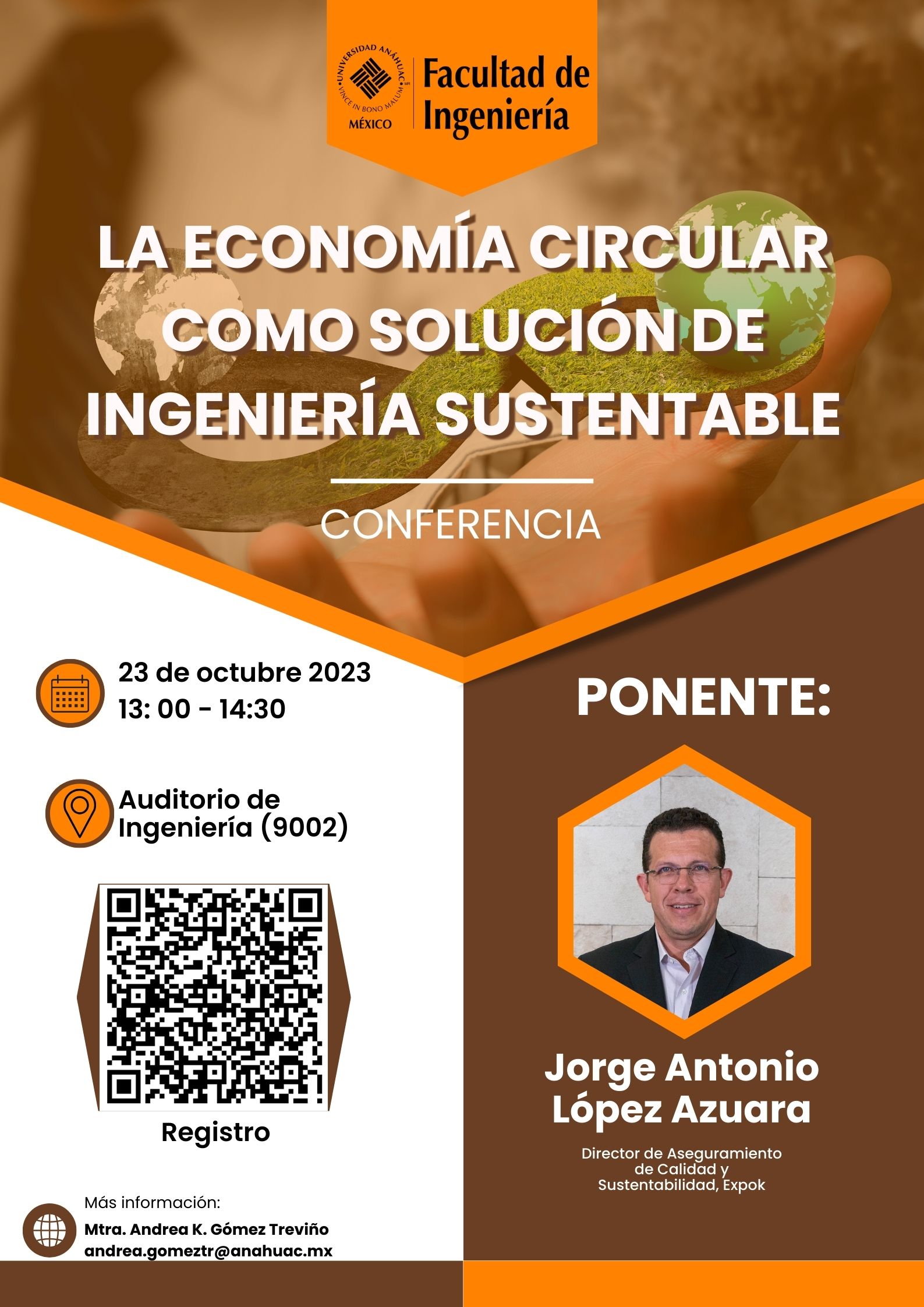 CONFERENCIA - La economía circular como solución de ingeniería sustentable.