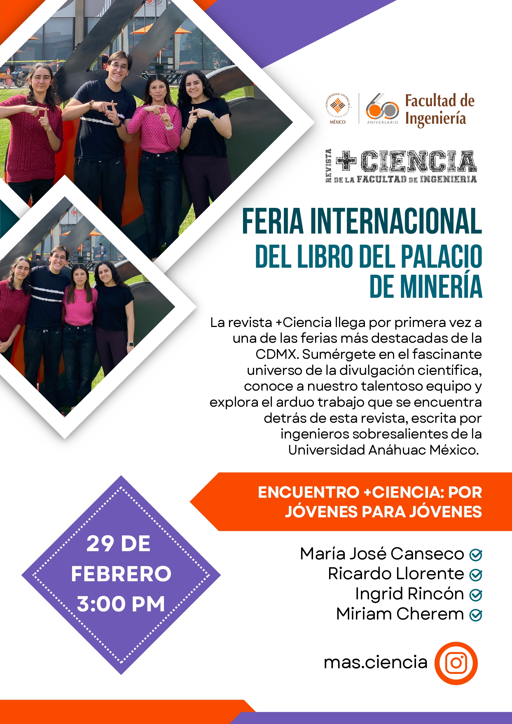 Revista +Ciencia en el Palacio de Minería