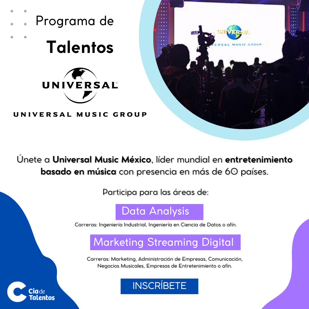 VACANTE - Programa de Talentos Universal Music Group