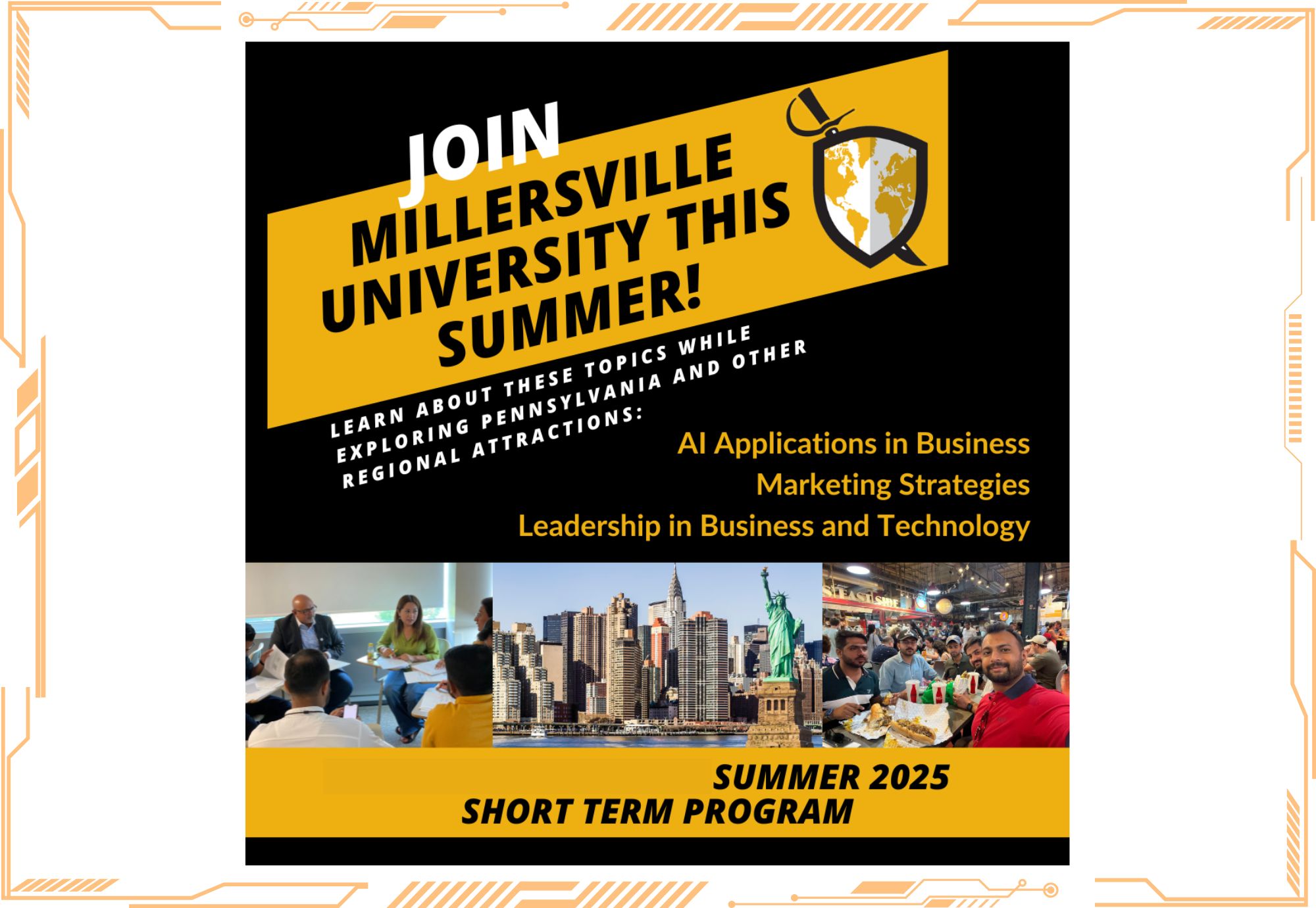 ¡Asiste este verano 2025 a la Universidad de Millersville!