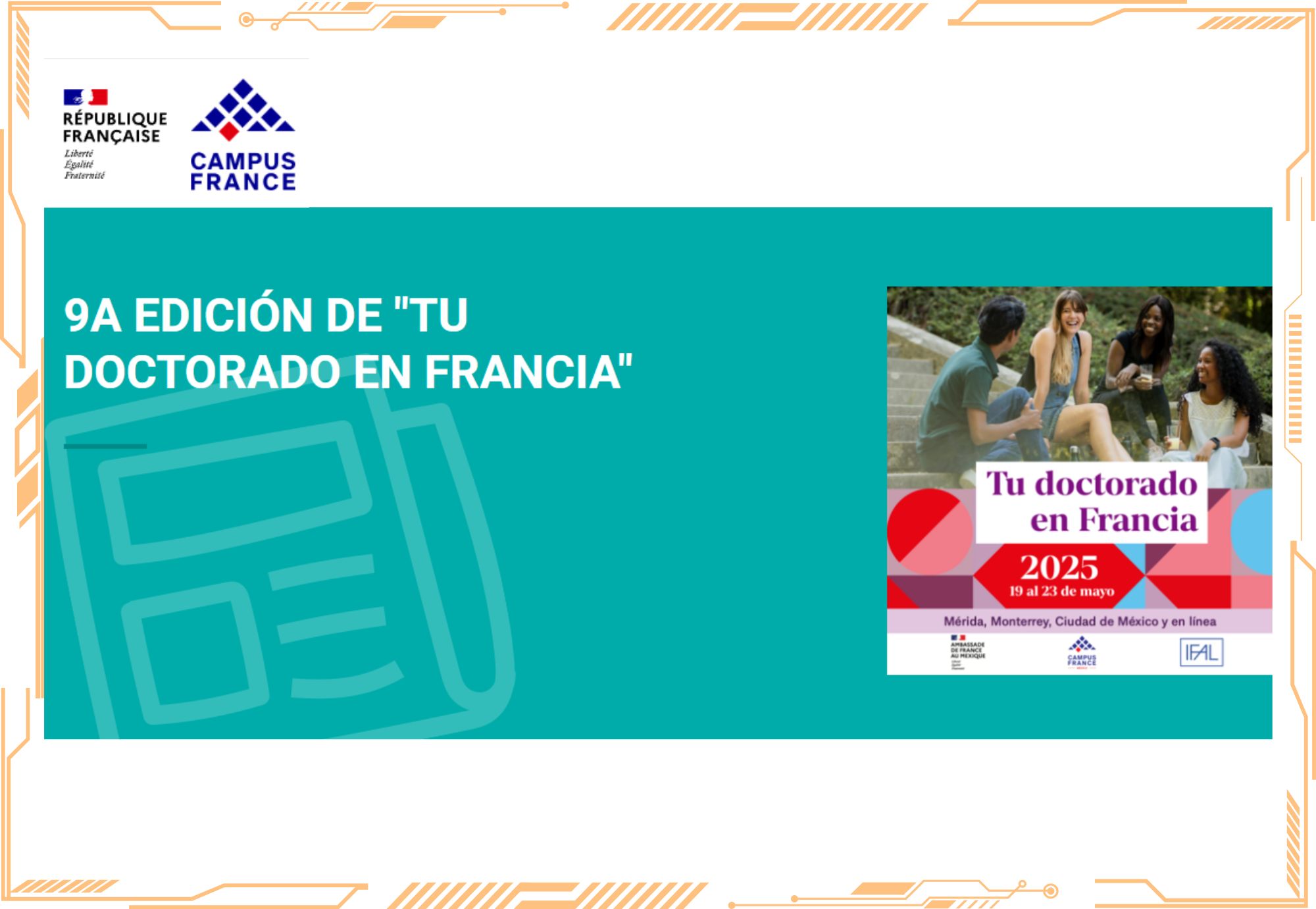 ¡Realiza tu doctorado en Francia!