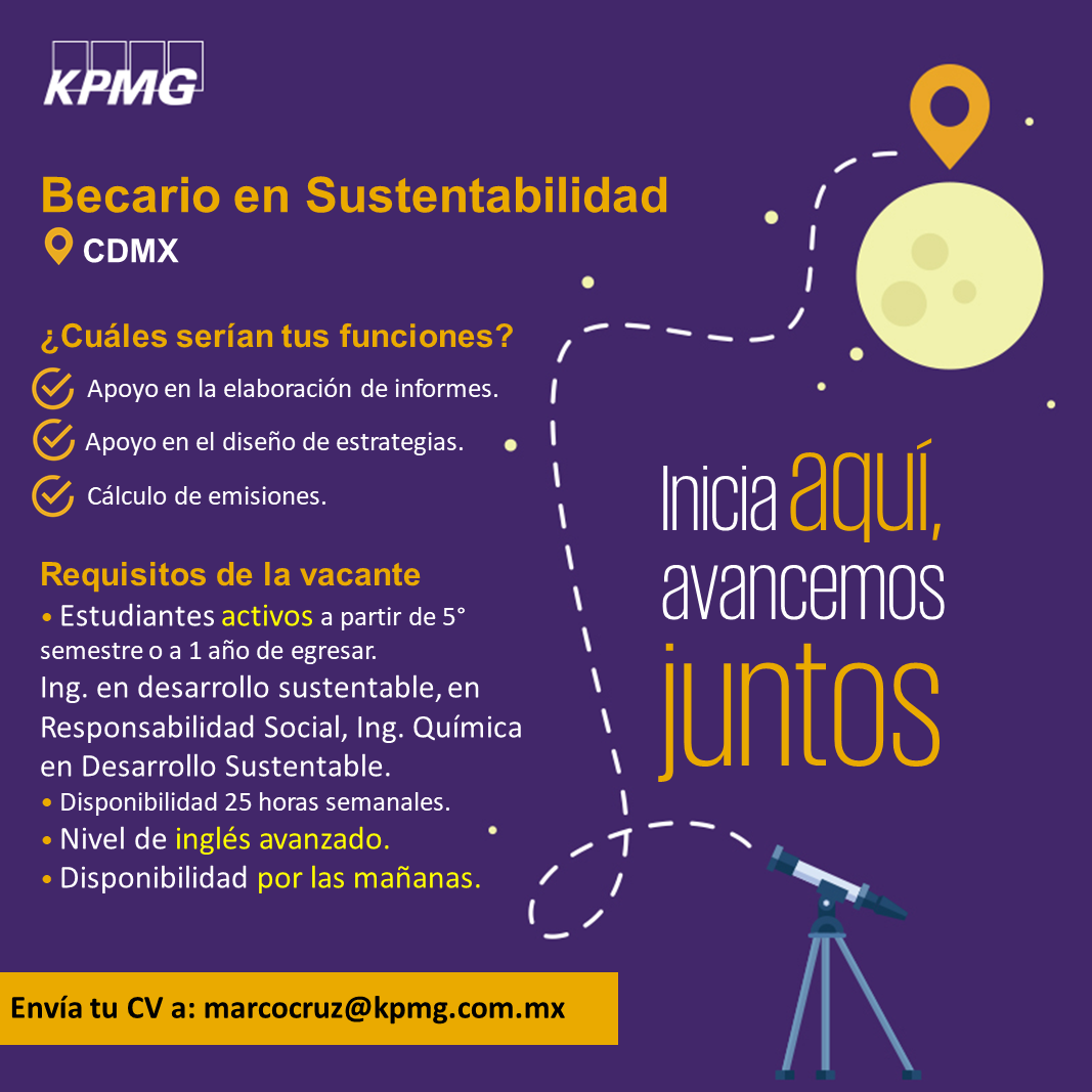 becario sustentabilidad