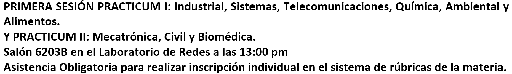 información practicum