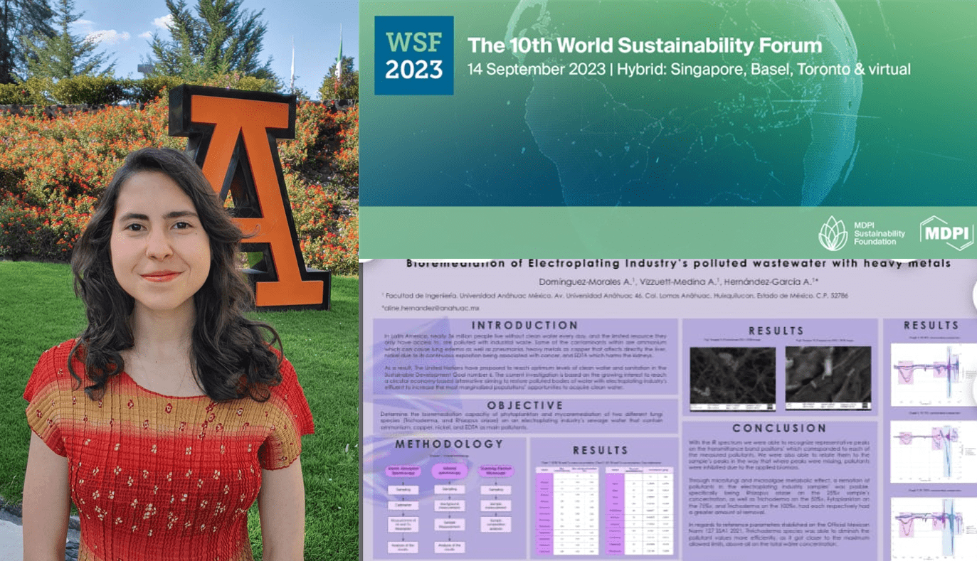 Alumna de Ingeniería Ambiental participa en la décima edición del World Sustainability Forum